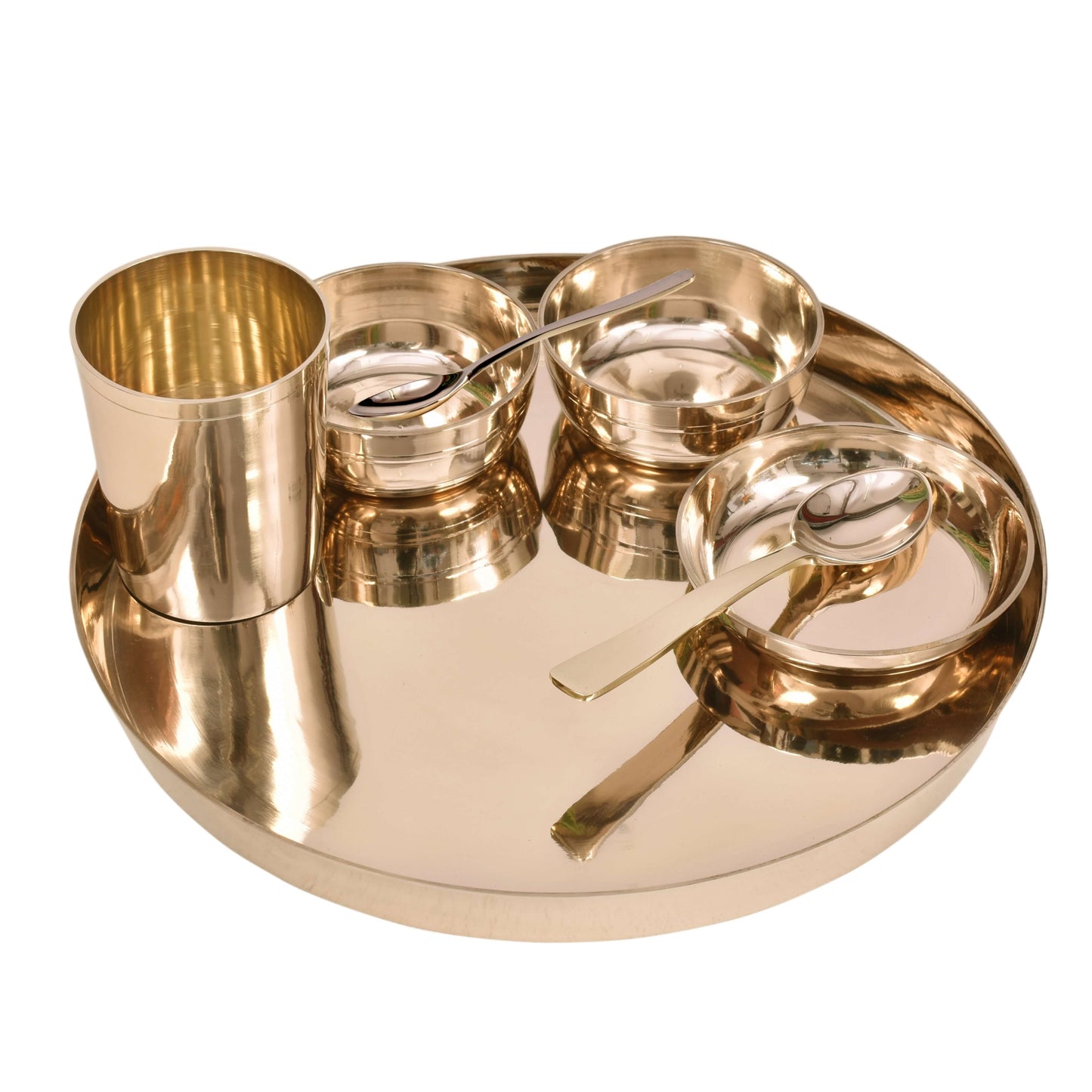 Kansa Thali Dinner Set Size-11" inches